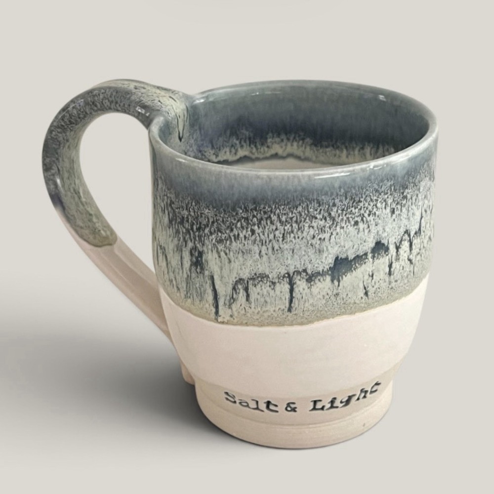 Margie Grodsky Pottery Salt & Light Studio Pottery Mug Matthew 5:13 Religious